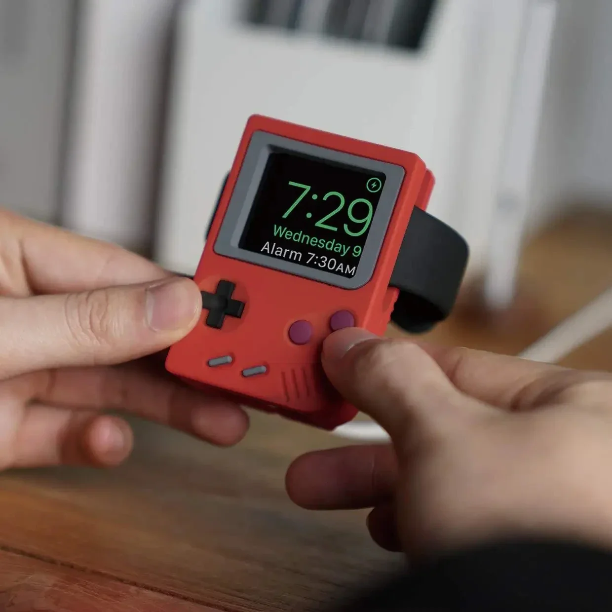Retro Gaming Station - Silicone Holder for IWatch Charger Stand