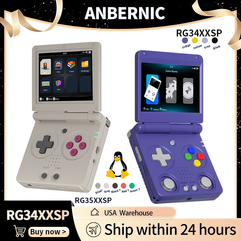 Anbernic RG34XXSP RG35XXSP Fli - Retro Gaming Emulator 评论和价格