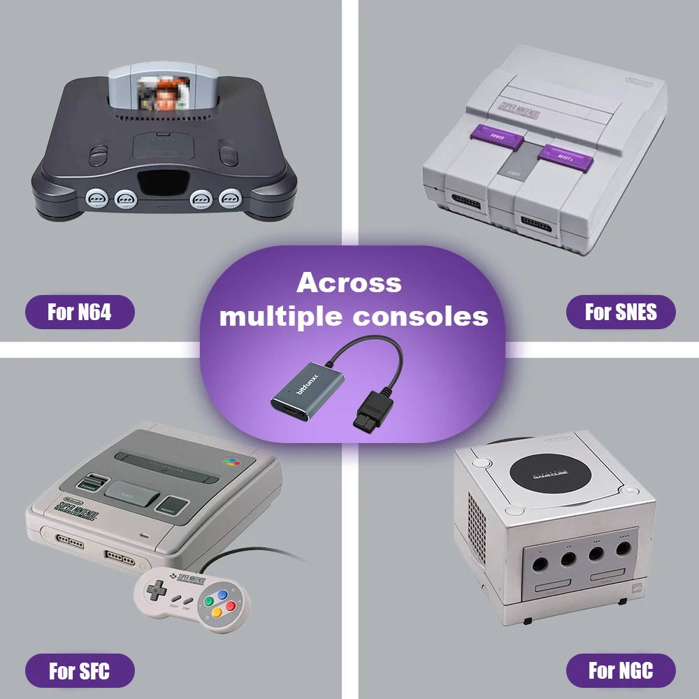 Bitfunx 720P Svideo / AV To HD - Retro Gaming Emulator 评论和价格