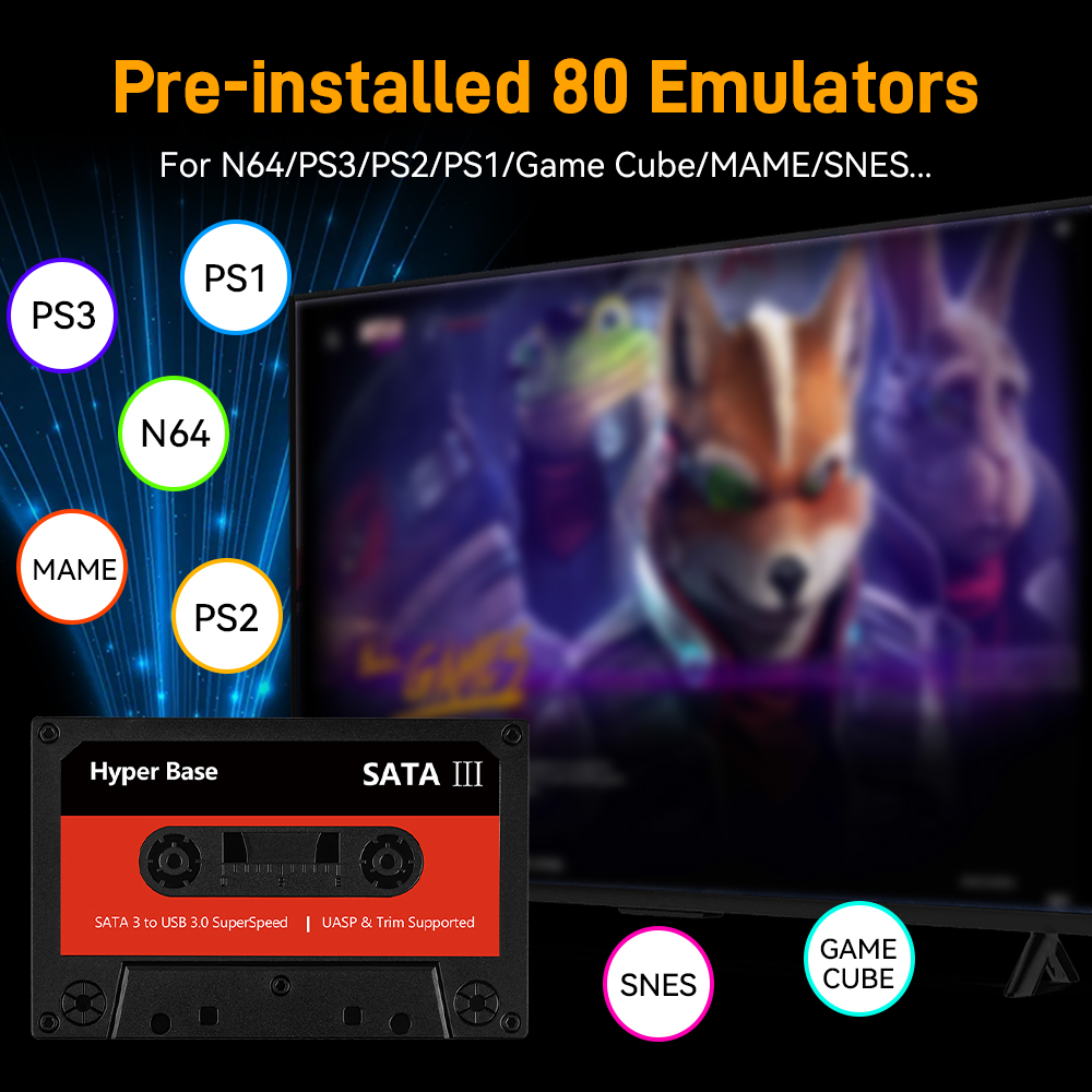 Batocera 500G/2T Emulator Game - Retro Gaming Emulator 评论和价格