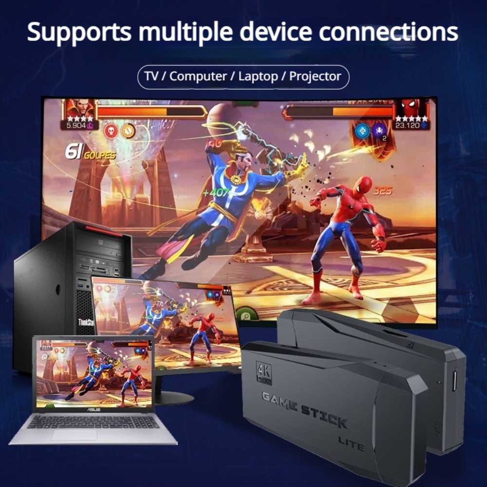 Portable 4K Retro Game Stick C - Retro Gaming Os 评论和价格