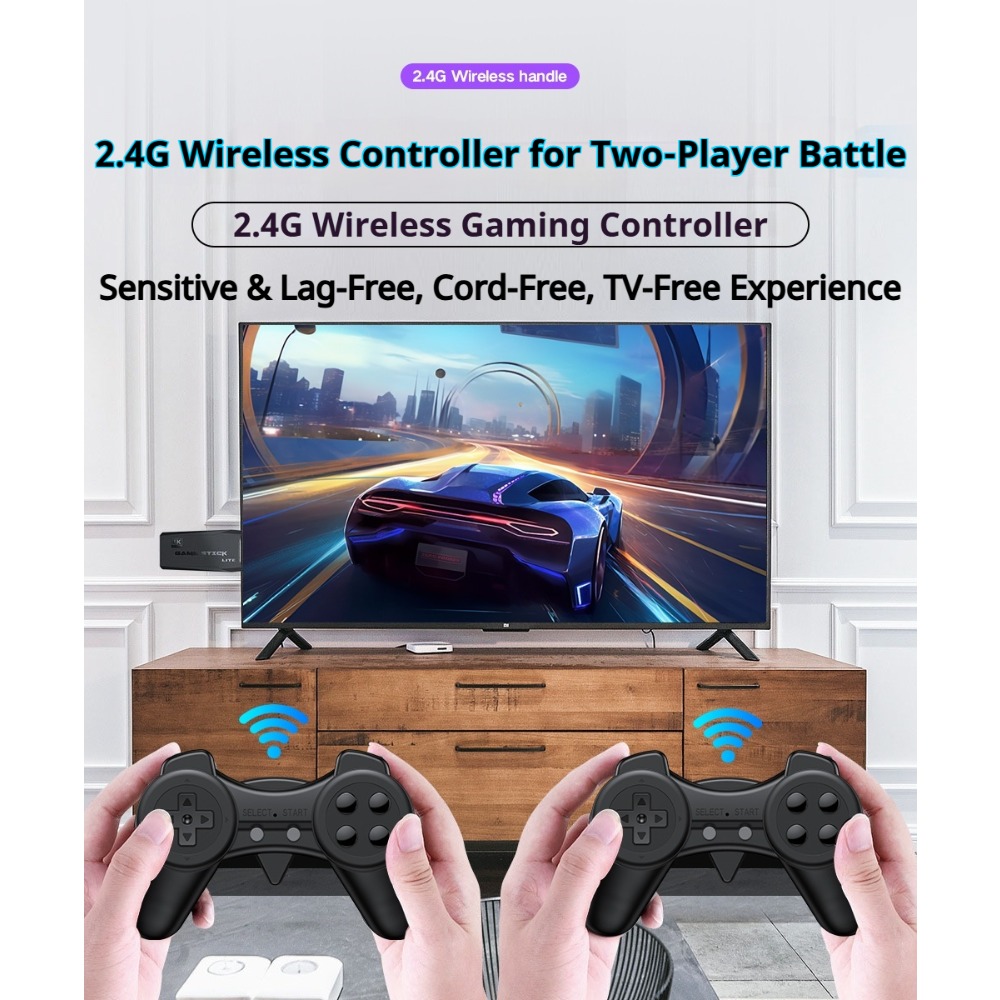 Portable 4K Retro Game Stick C - Retro Gaming Os 评论和价格