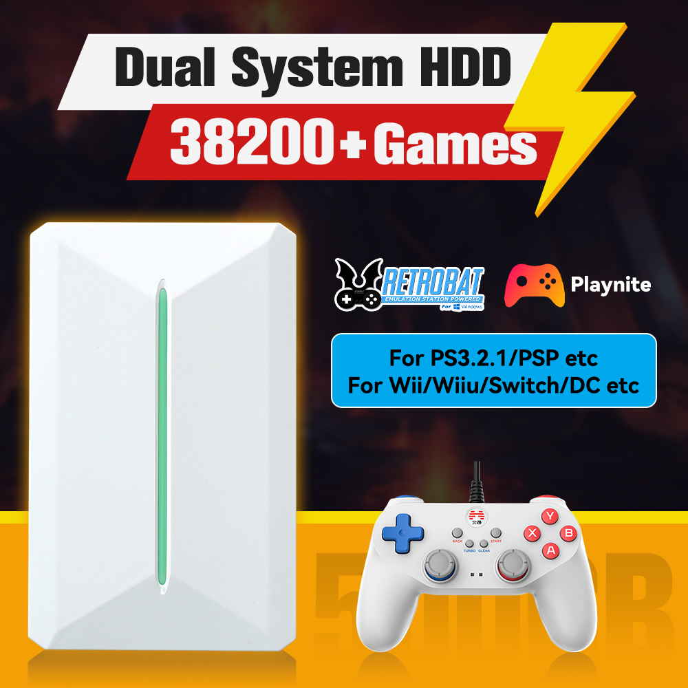 Retrobat＆Playnite System HDD R - Retro Gaming Emulator 评论和价格