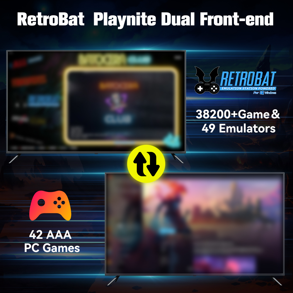 Retrobat＆Playnite System HDD R - Retro Gaming Emulator 评论和价格