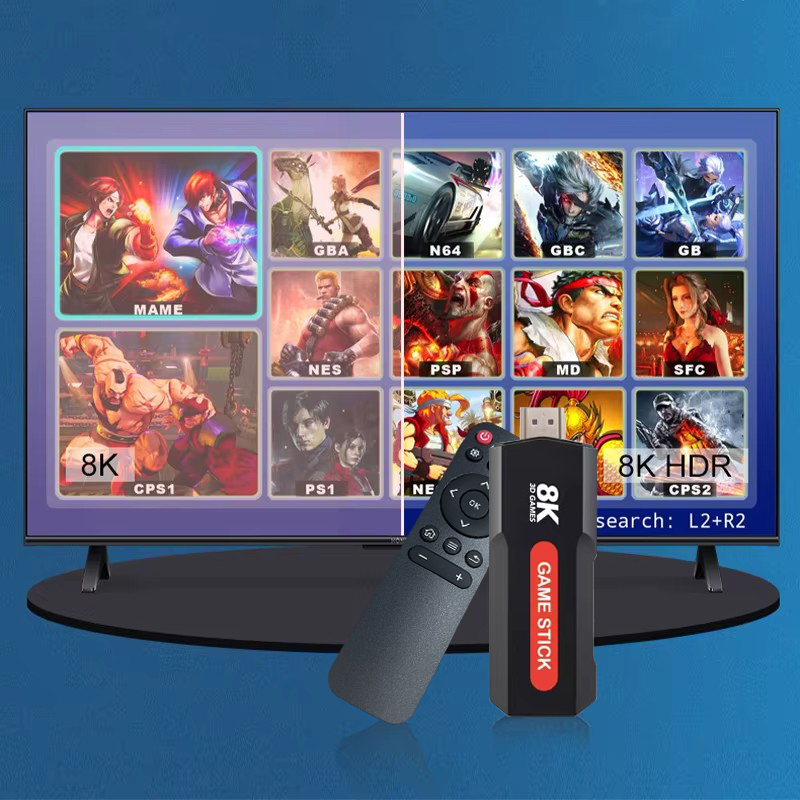 X2 Game Stick HD 4K 8K 3D Cons - Retro Gaming Os 评论和价格