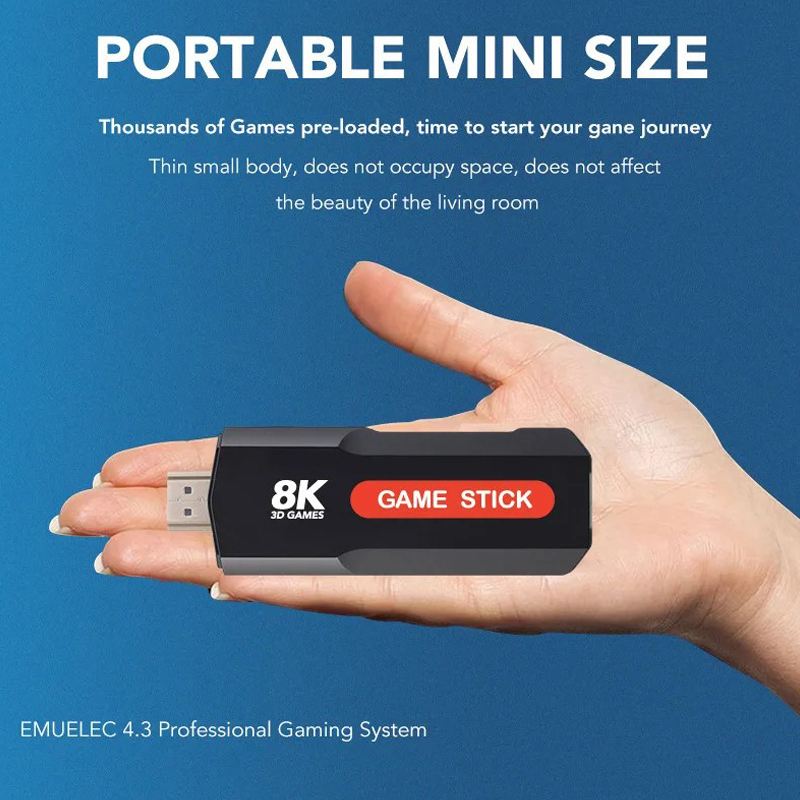 X2 Game Stick HD 4K 8K 3D Cons - Retro Gaming Os 评论和价格