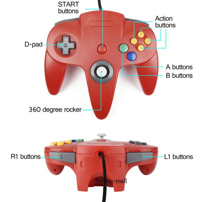 N64 Controller Classic USB Wir - Retro Gaming Os 评论和价格